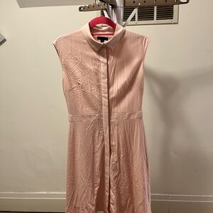 J. Crew Light Pink Collared Mini Dress